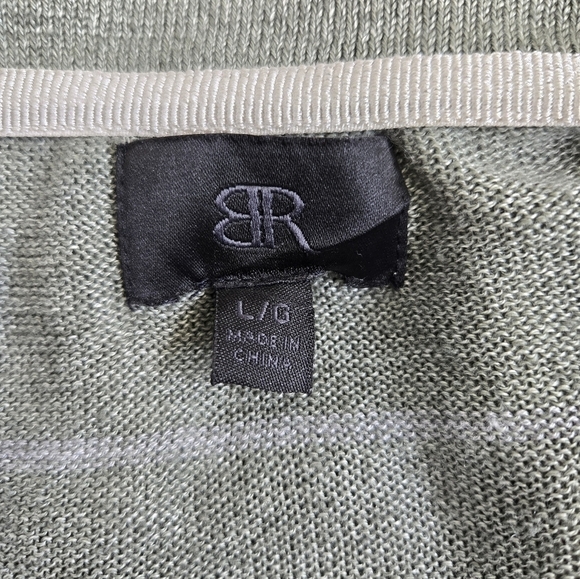 Banana Republic Cashmere Linen Blend V-neck Cardigan Sweater Size Large - Picture 12 of 15